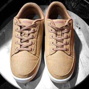Allbirds Canvas Pacers Casual Shoes Sneakers Womens Size 8 in Hazy Beige
